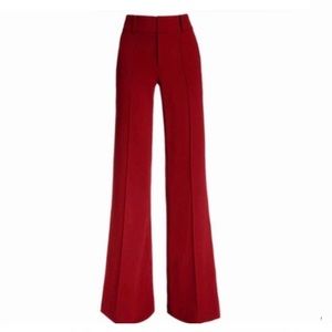 Alice + Olivia “Paula” Pin-tuck Wide Leg Pants